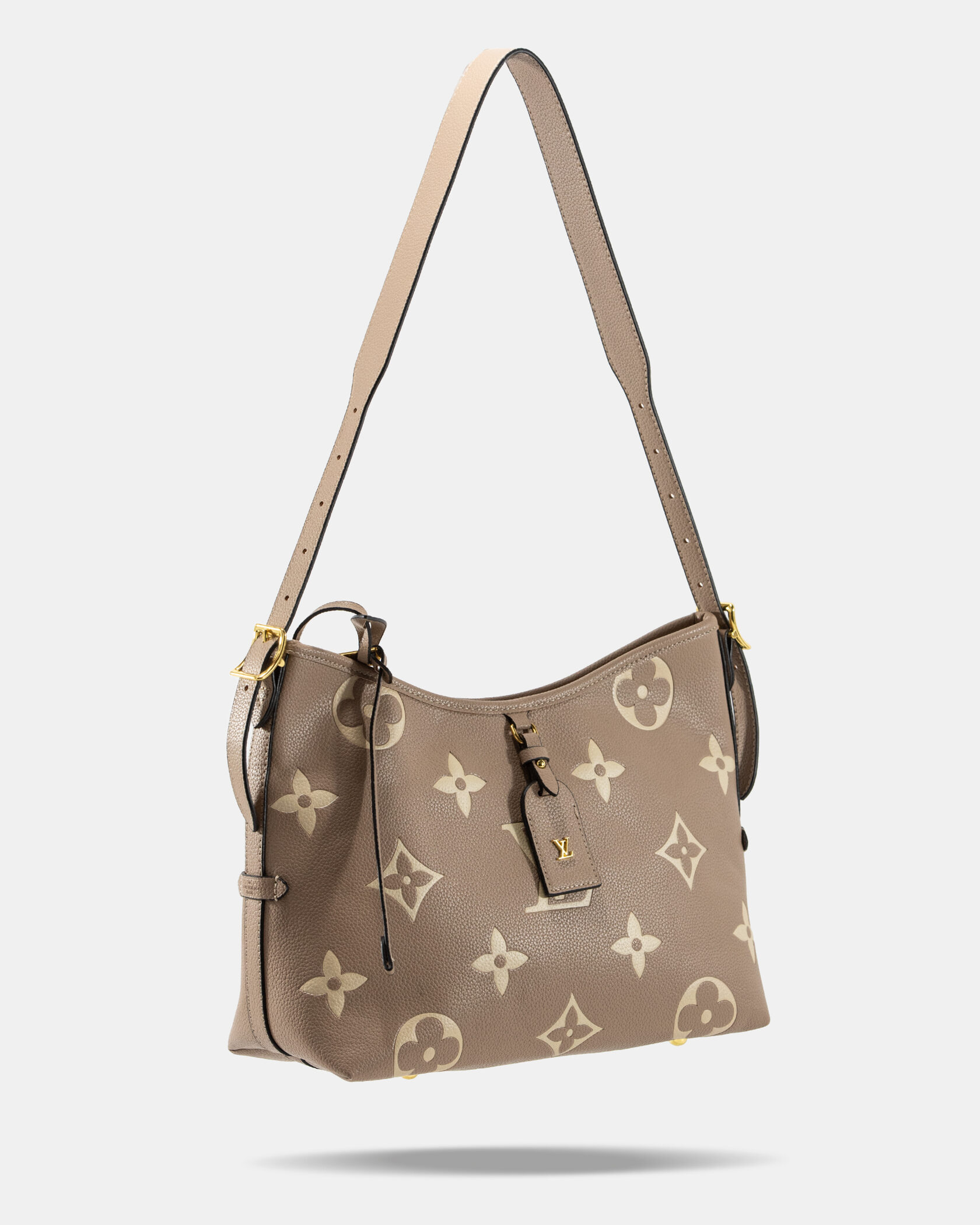 Louis Vuitton Bagatelle Medium Hobo Bag in Taupe Monogram Empreinte Leather - 14