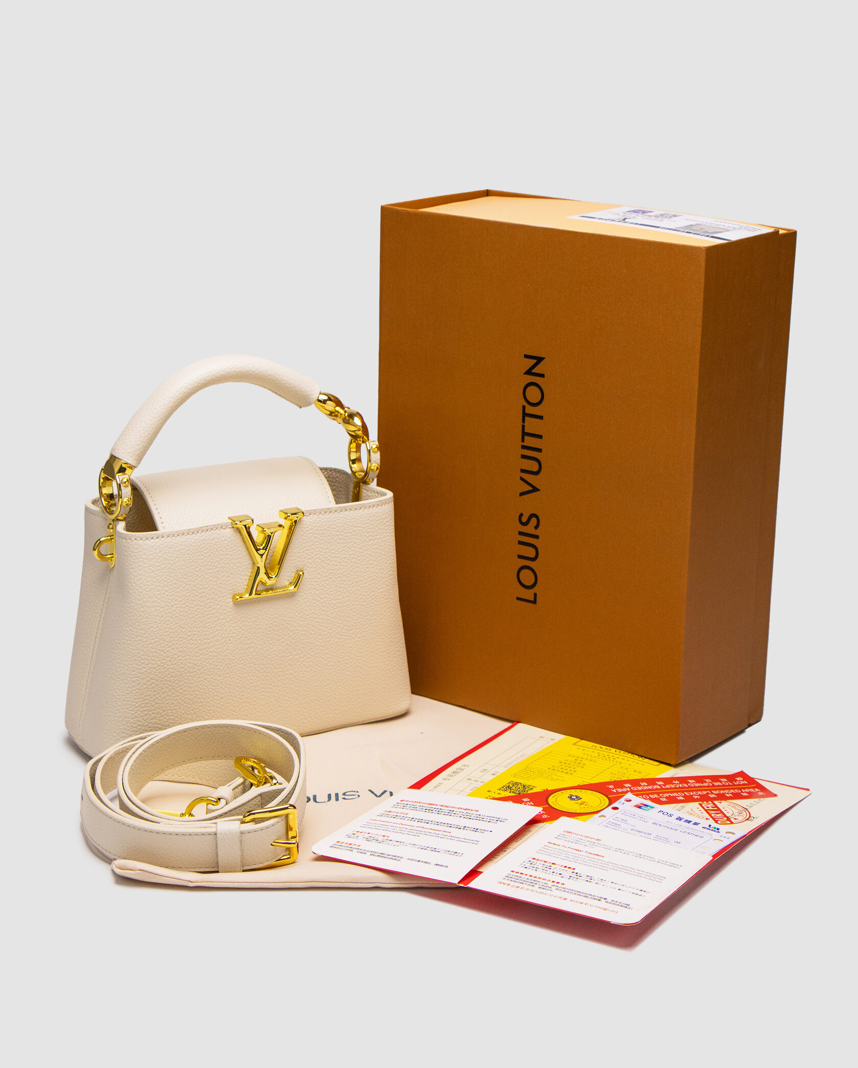 Louis Vuitton Capucines Mini White/Gold - 2