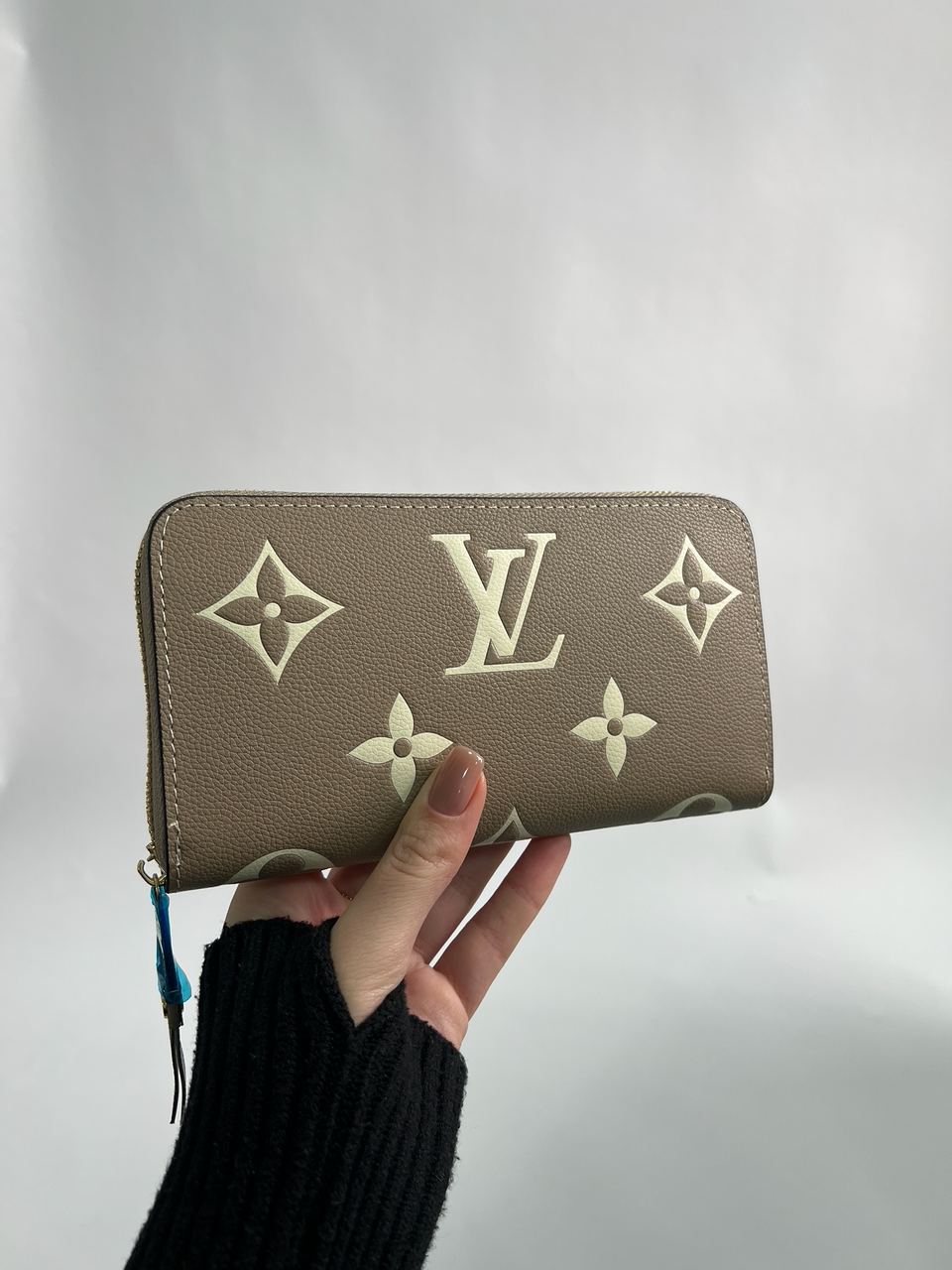 Louis Vuitton Clemence Wallet Bicolor Beige/Cream - 7