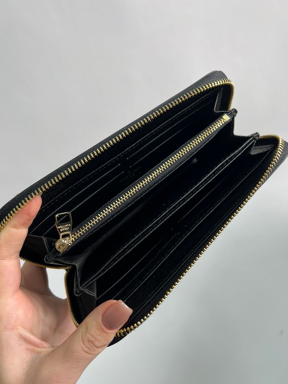 Louis Vuitton Clemence Wallet Bicolor Black/Cream - 13