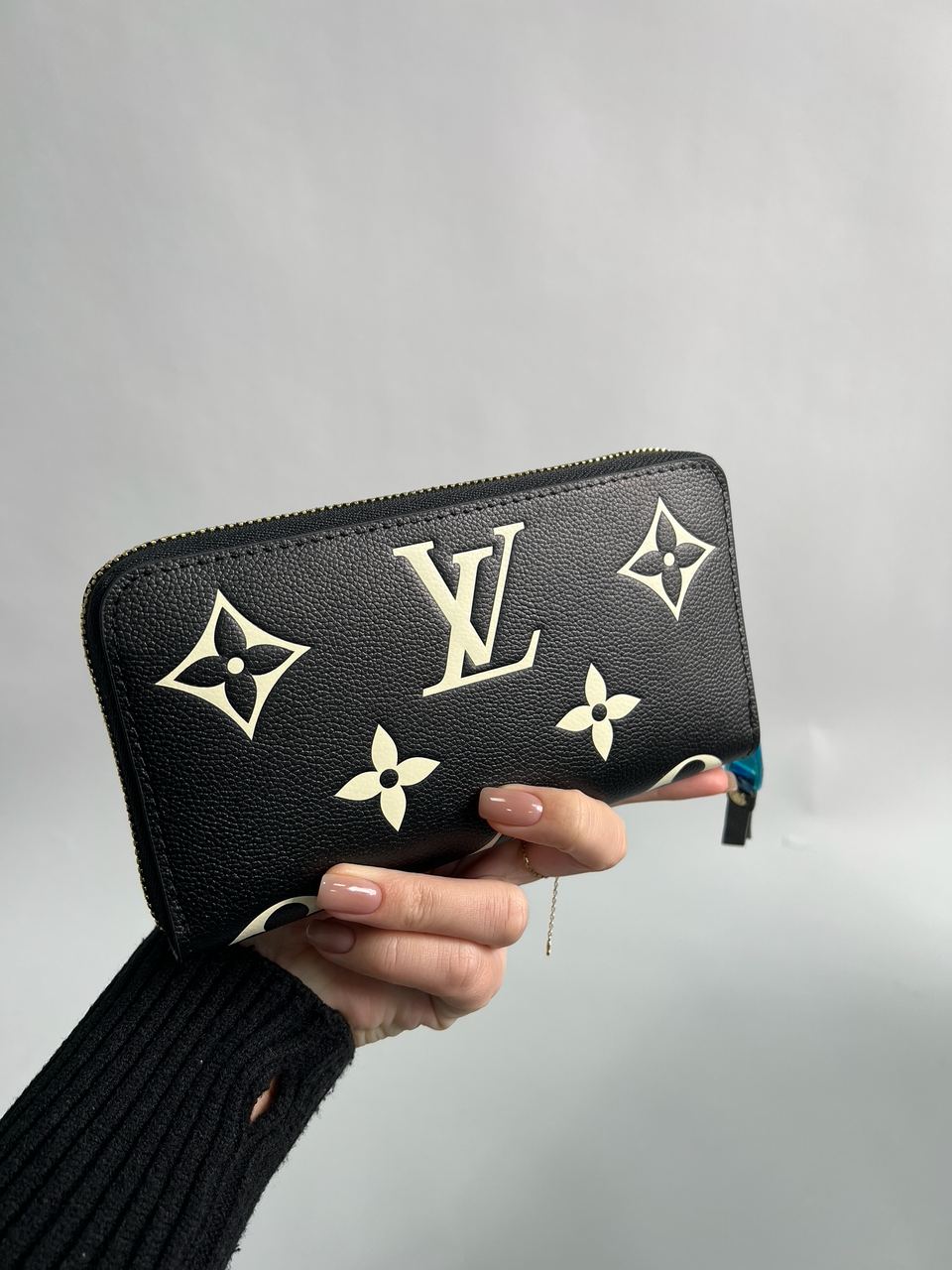 Louis Vuitton Clemence Wallet Bicolor Black/Cream - 8