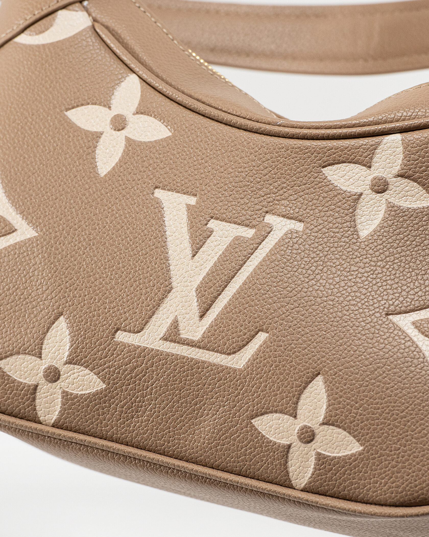 Louis Vuitton Croissant Small Hobo Bag in Taupe Monogram Empreinte Leather - 8