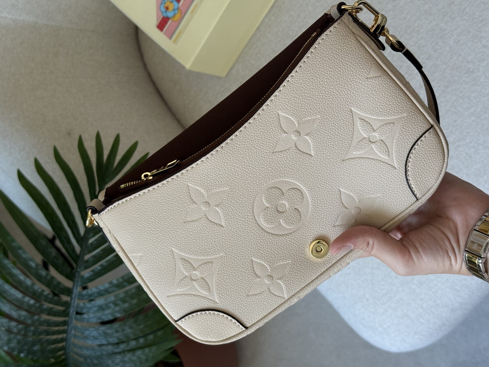 Louis Vuitton Diane Monogram Empreinte Leather Sand - 15