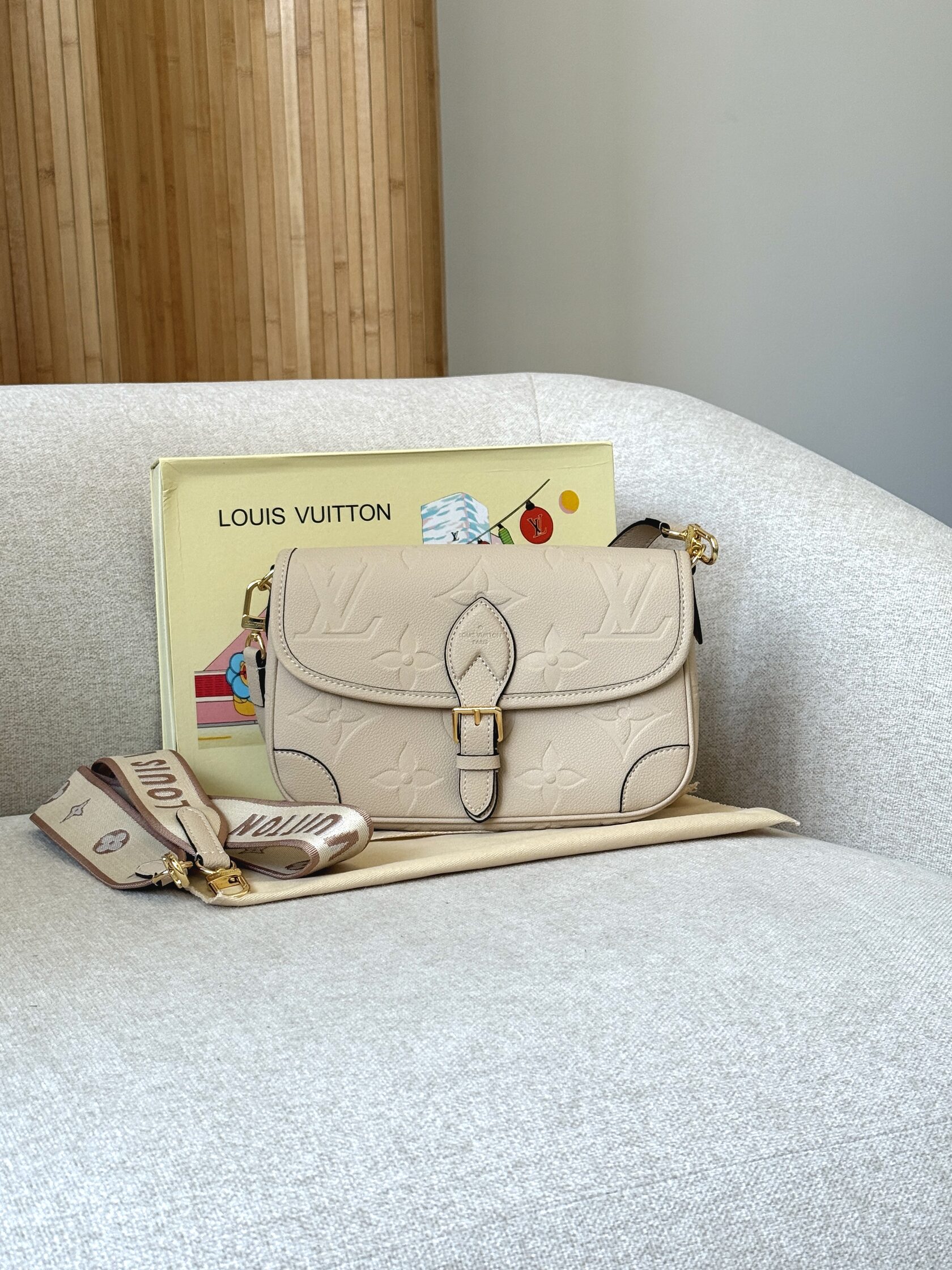 Louis Vuitton Diane Monogram Empreinte Leather Sand - 2