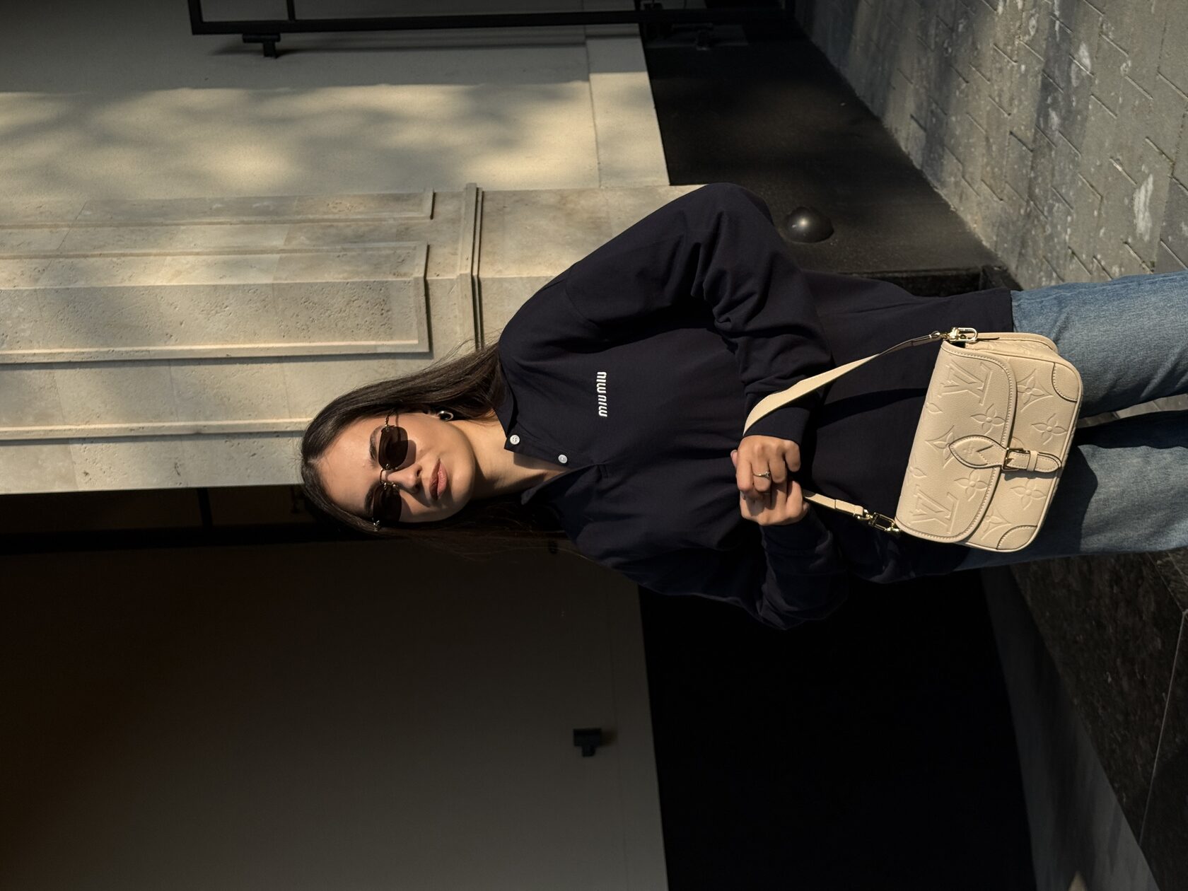 Louis Vuitton Diane Monogram Empreinte Leather Sand - 8