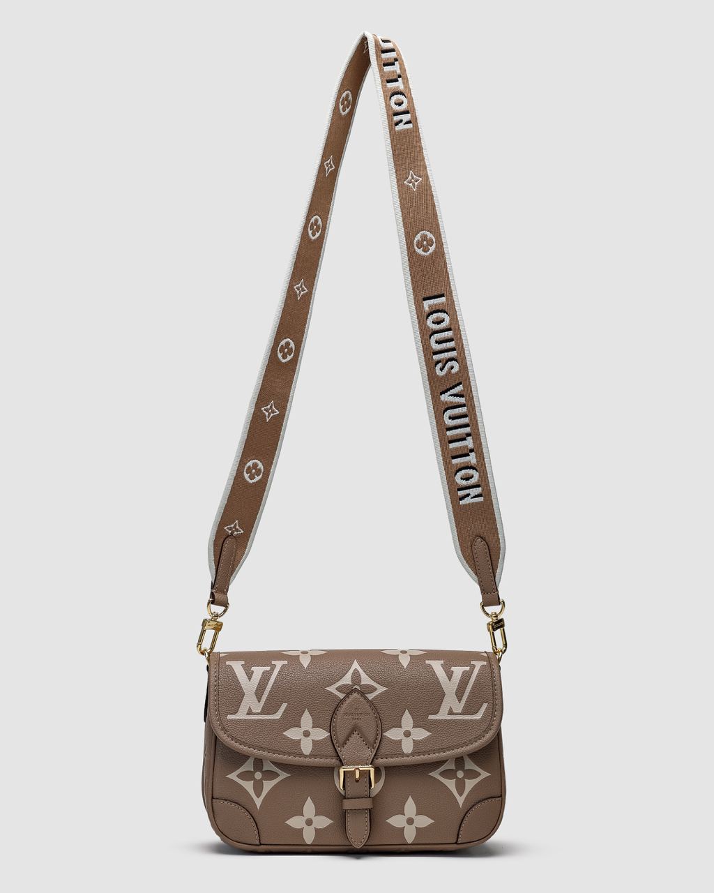 Louis Vuitton Diane Monogram Empreinte Leather Tourterelle / Creme - 3