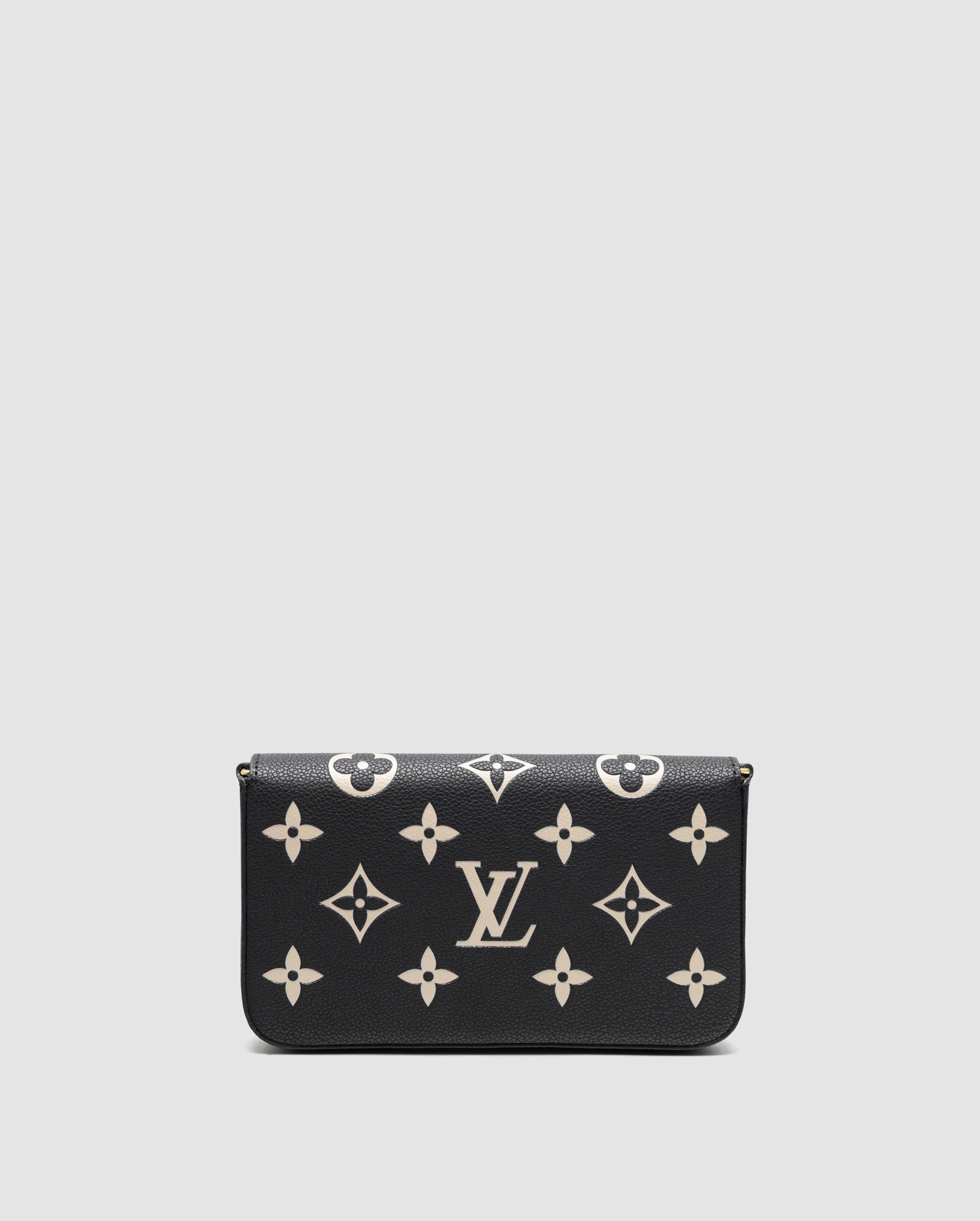 Louis Vuitton Félicie Pochette Bag Black/Beige - 3