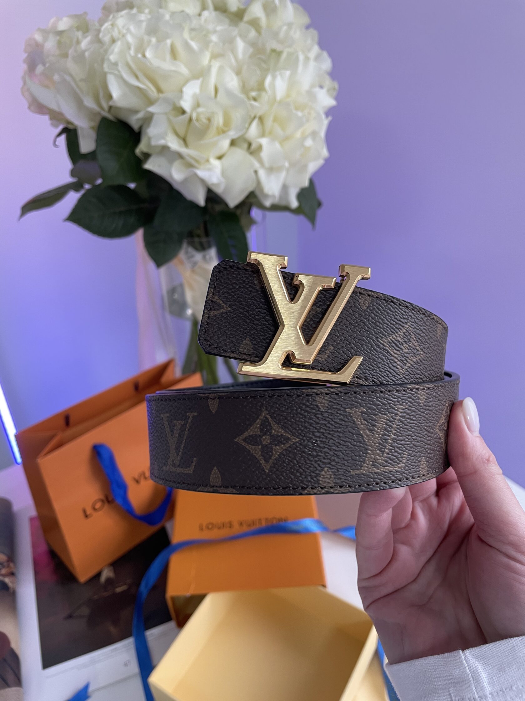 Louis Vuitton Iconic 35 mm Belt Gold - 6