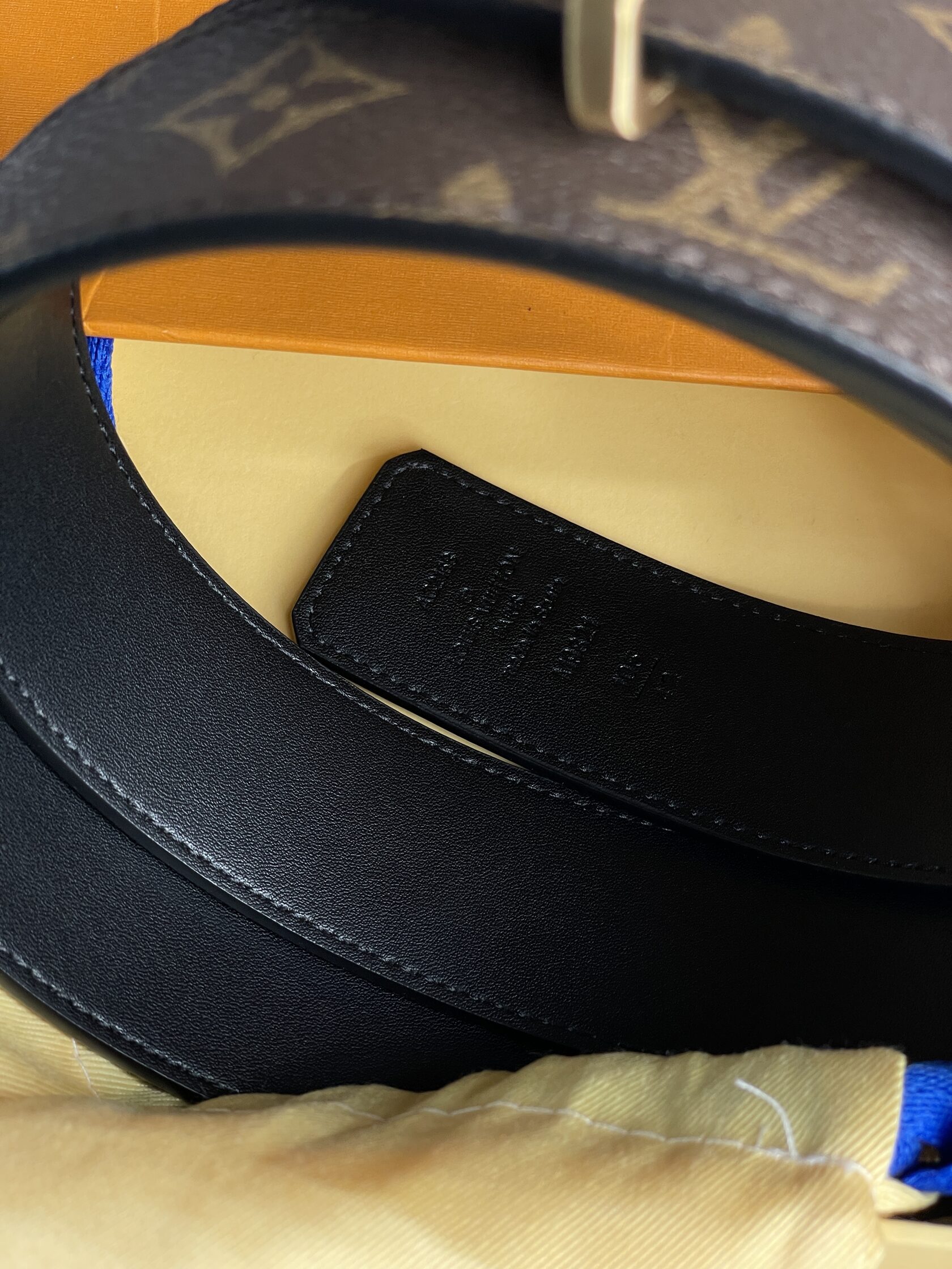 Louis Vuitton Iconic 35 mm Belt Gold - 8