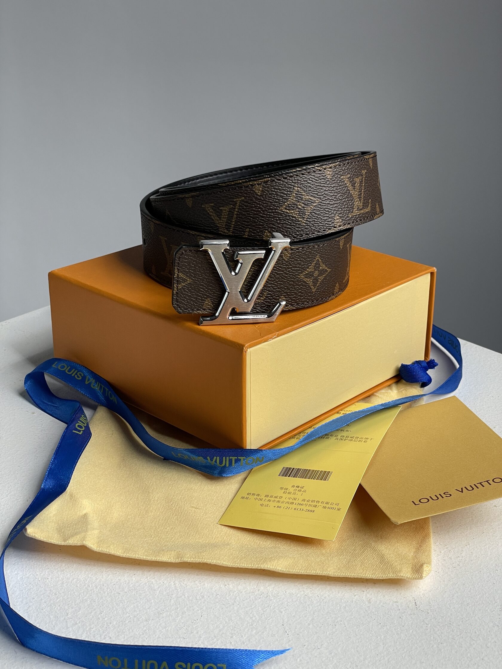 Louis Vuitton Iconic 35 mm Belt Silver - 7