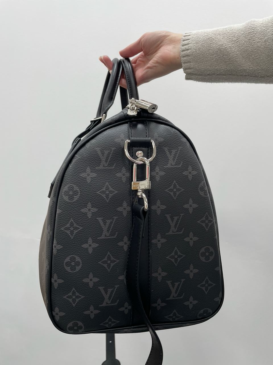 Louis Vuitton Keepall 45 Eclipse Grey - 11