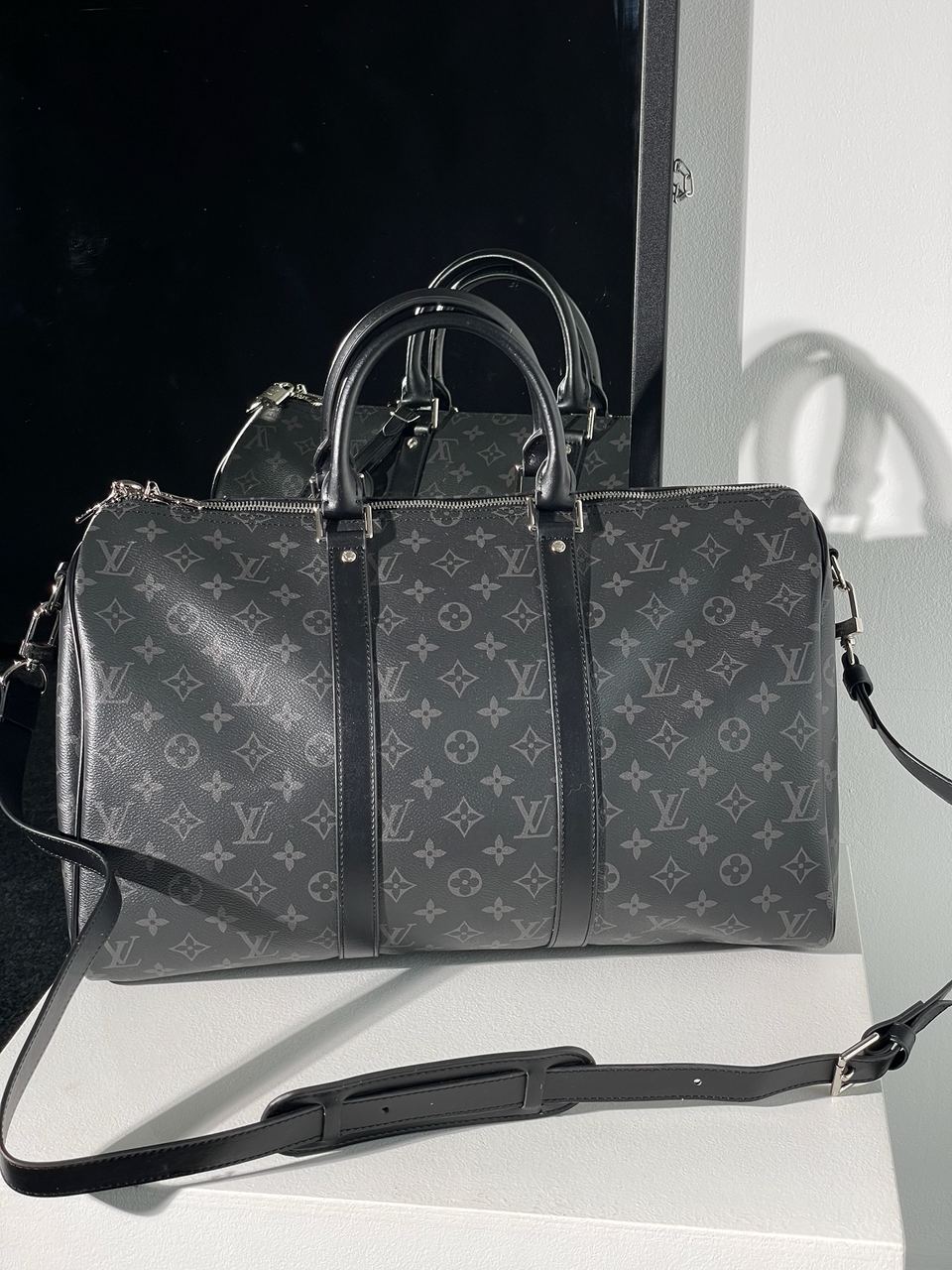 Louis Vuitton Keepall 45 Eclipse Grey - 4