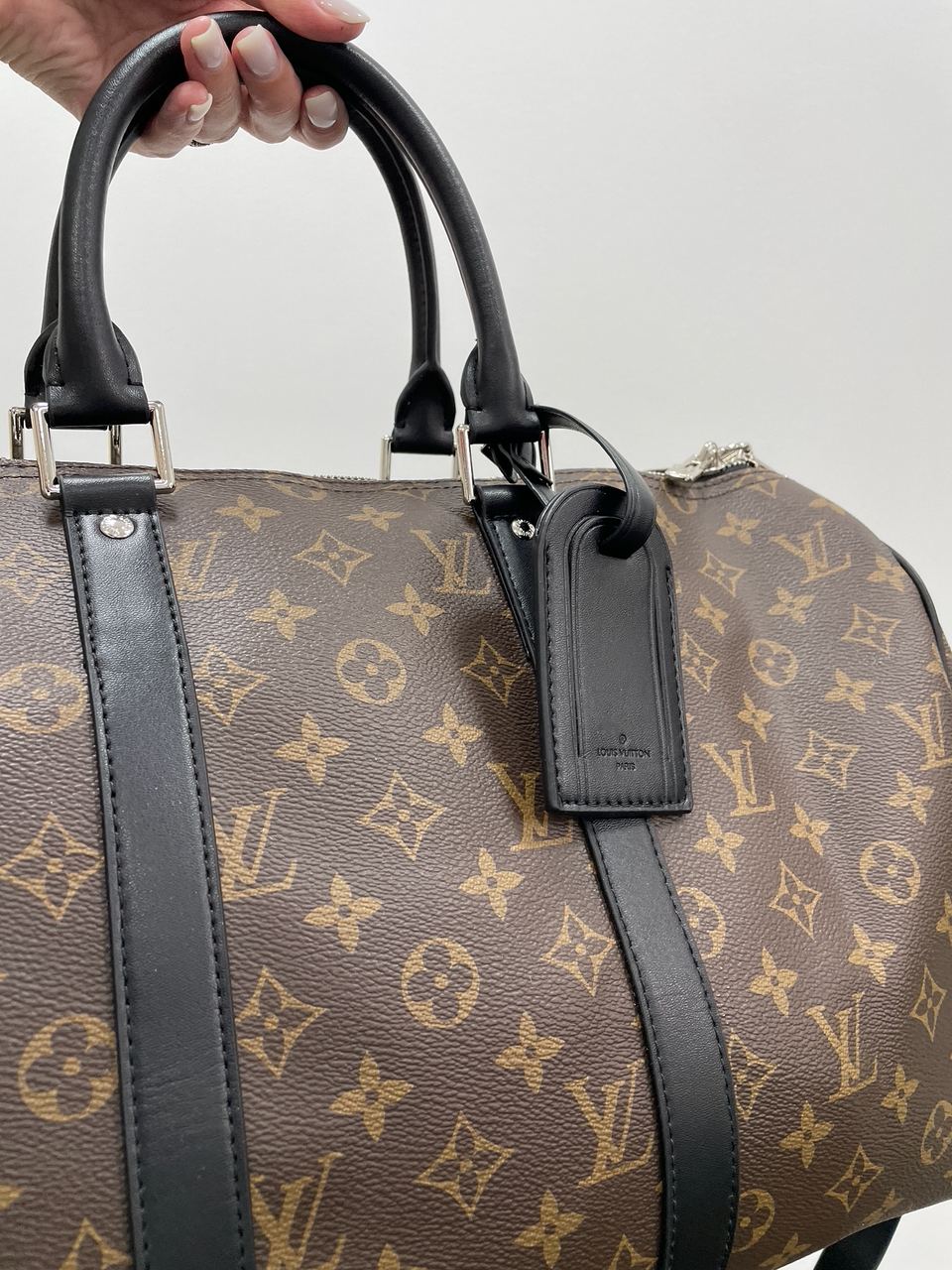 Louis Vuitton Keepall Bandouliere 45 Brown Canvas - 9