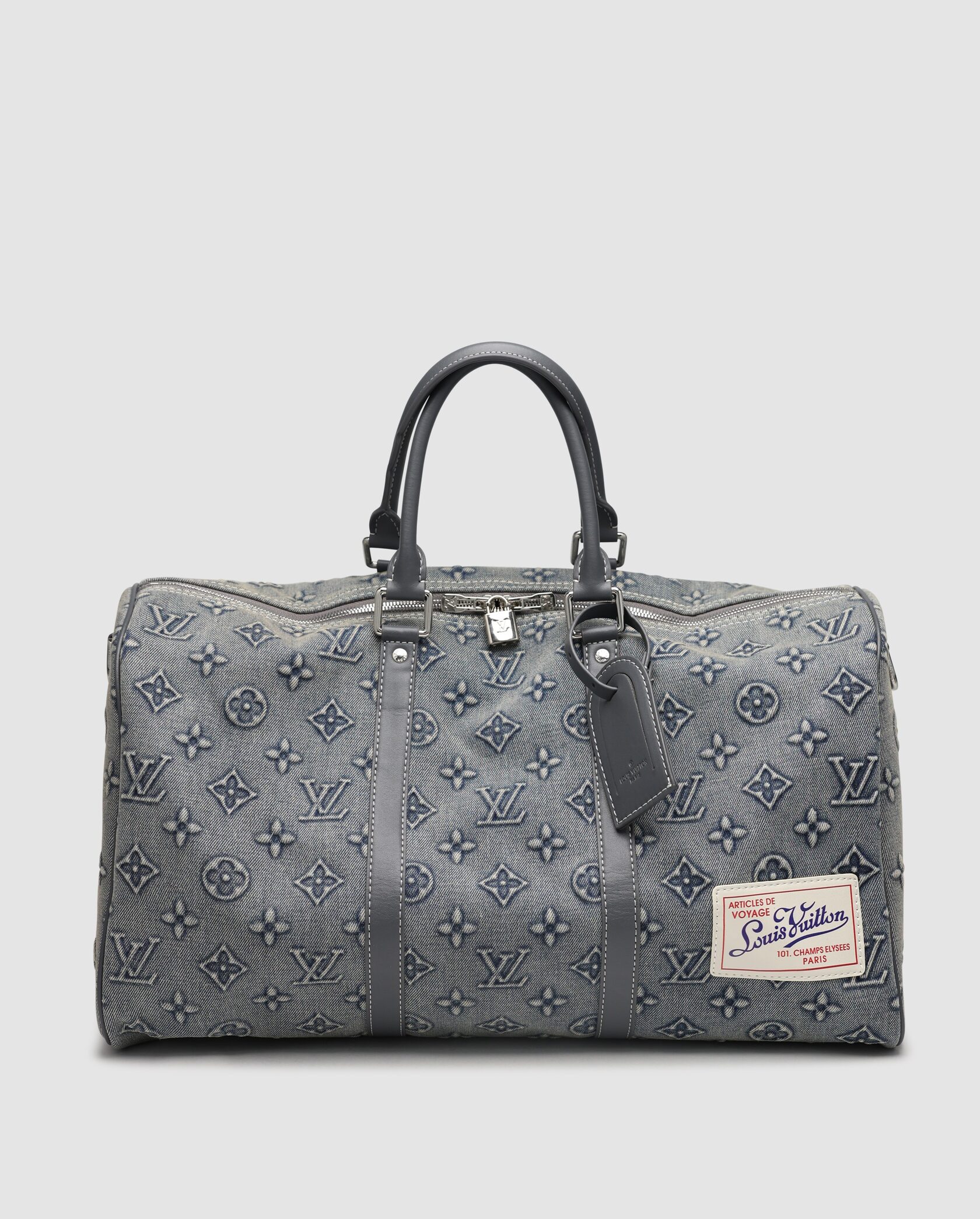 Louis Vuitton Keepall Bandouliere 45 Denim Monogram