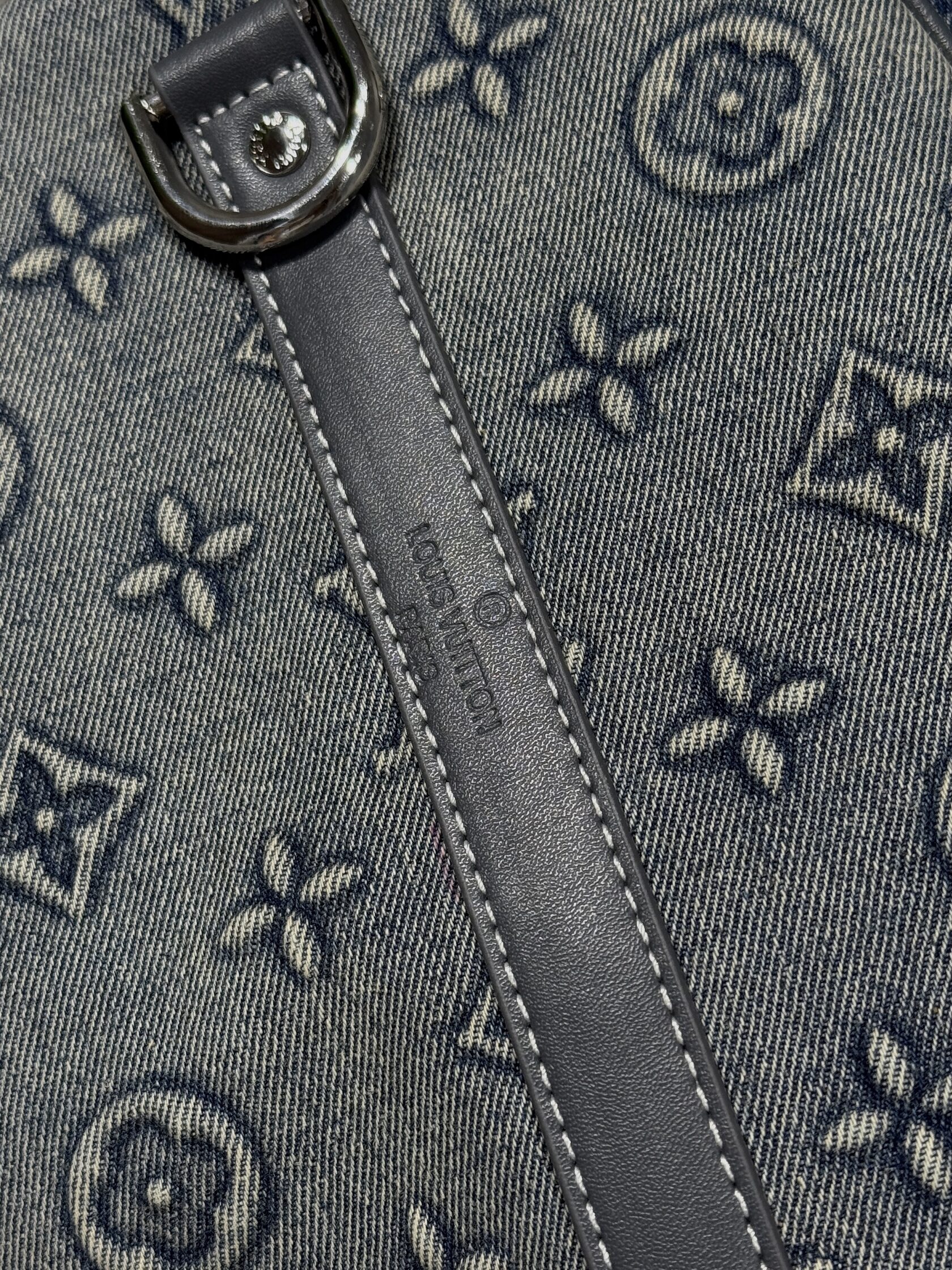 Louis Vuitton Keepall Bandouliere 45 Denim Monogram - 18