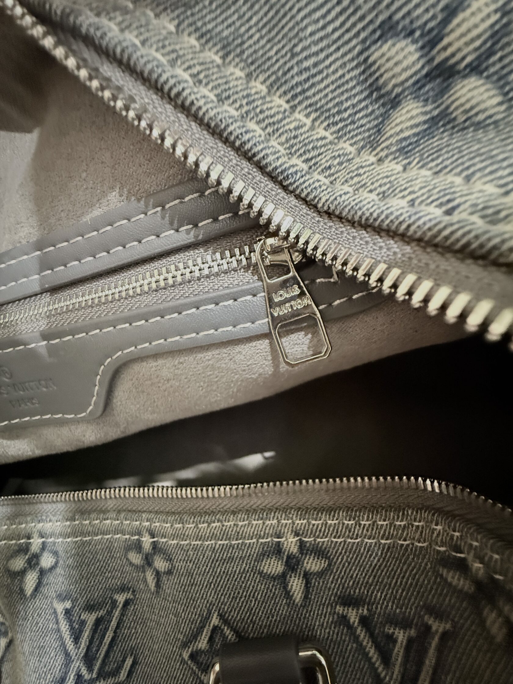 Louis Vuitton Keepall Bandouliere 45 Denim Monogram - 23