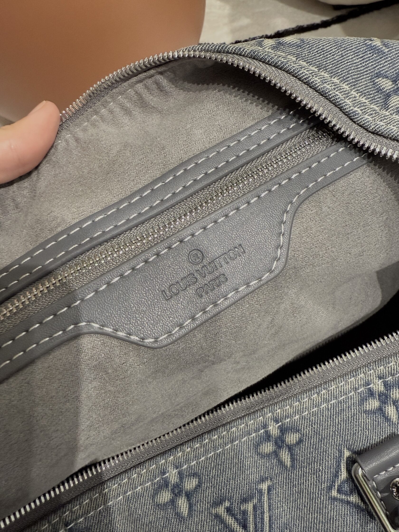 Louis Vuitton Keepall Bandouliere 45 Denim Monogram - 24