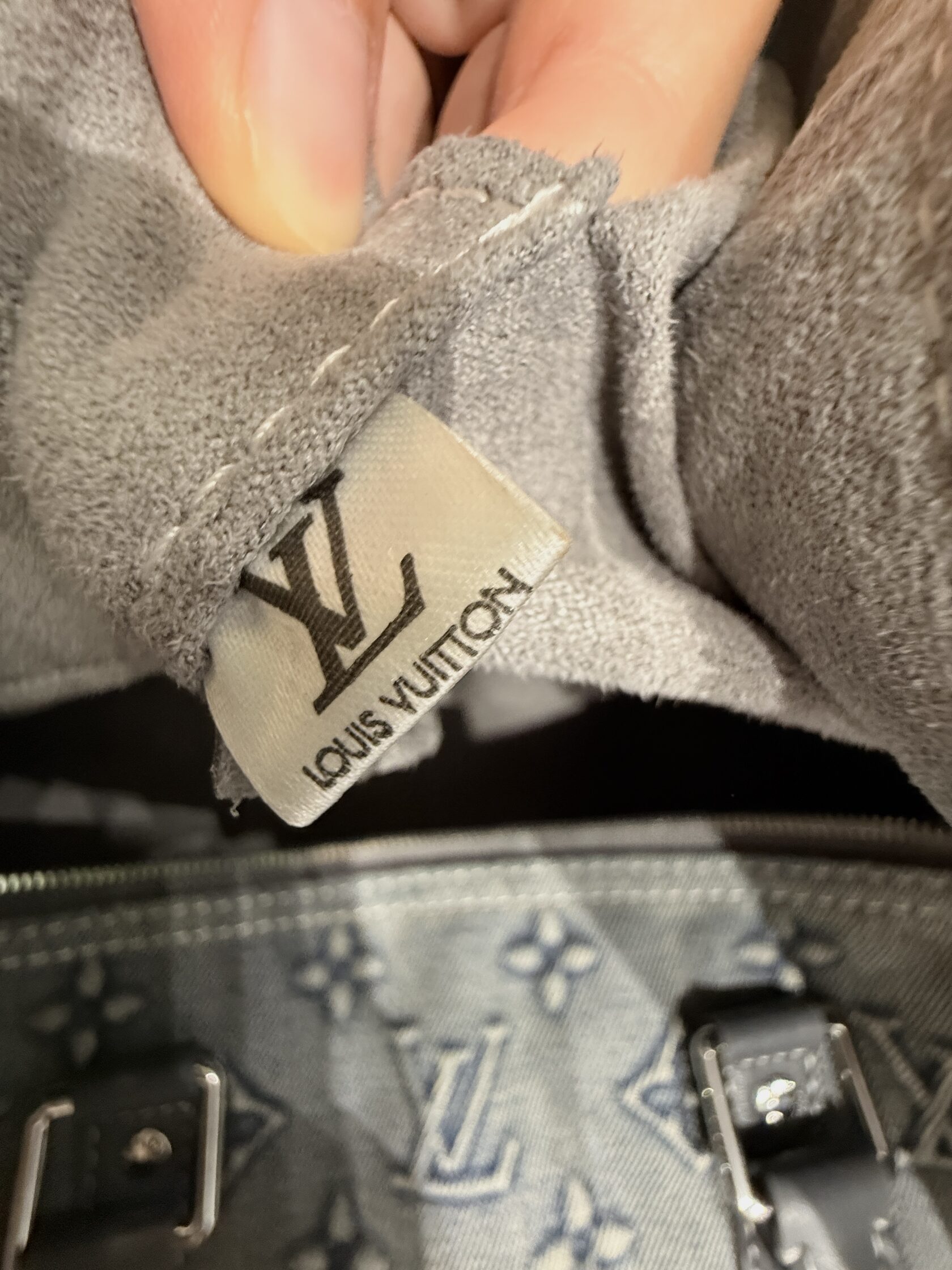 Louis Vuitton Keepall Bandouliere 45 Denim Monogram - 25