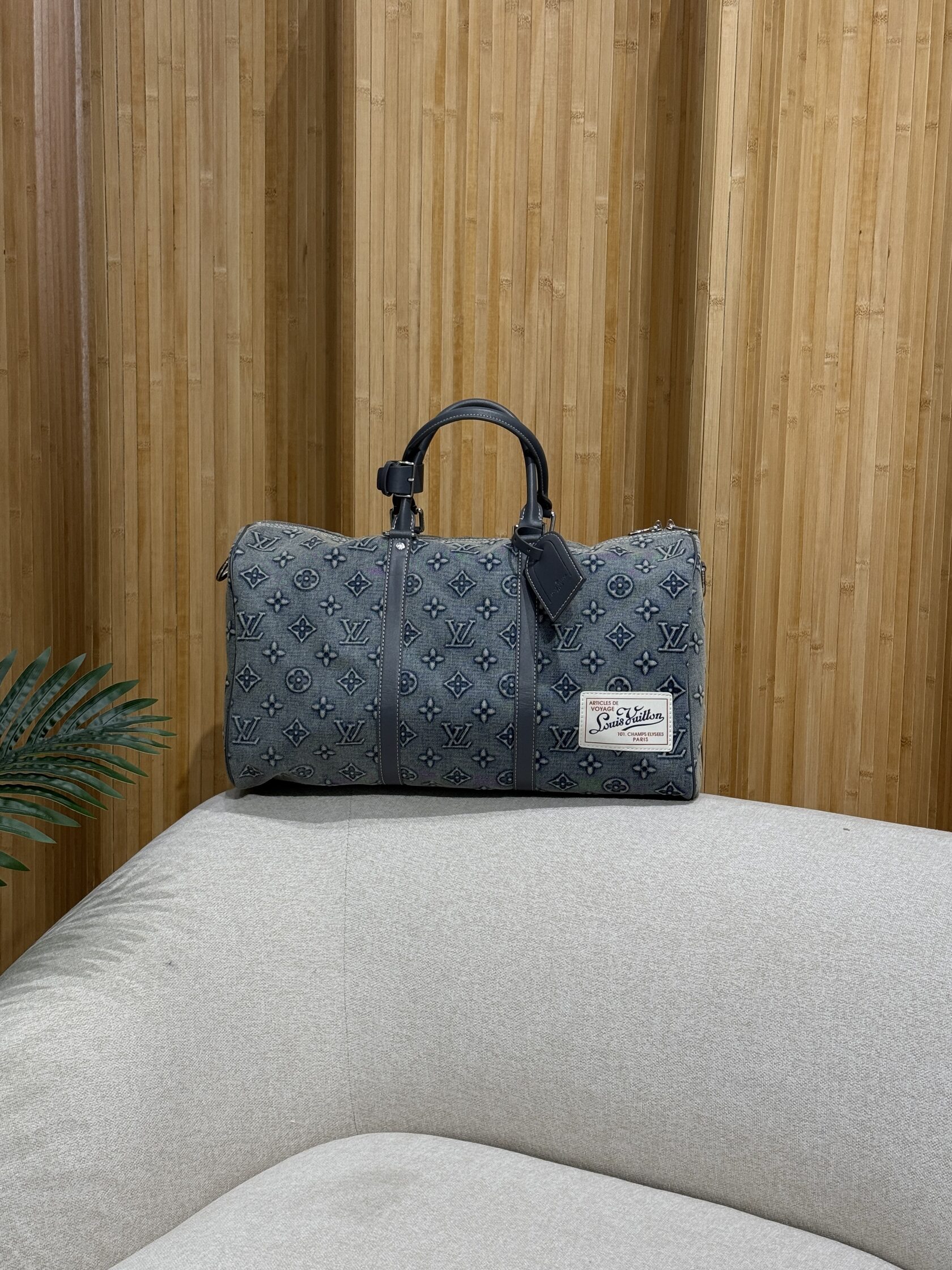 Louis Vuitton Keepall Bandouliere 45 Denim Monogram - 3