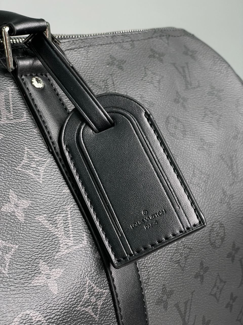 Louis Vuitton Keepall Bandouliere Reverse Monogram Eclipse Canvas 50 Black - 8