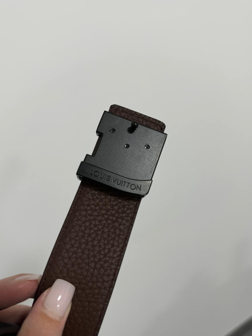 Louis Vuitton Leather Belt Black/Black - 14