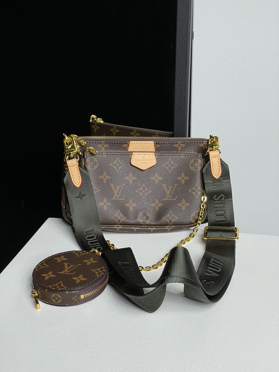 Louis Vuitton Multi Pochette Brown/Green - 4