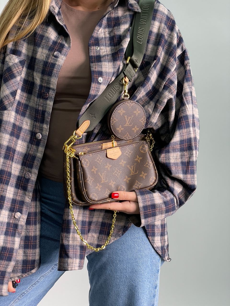 Louis Vuitton Multi Pochette Brown/Green - 8