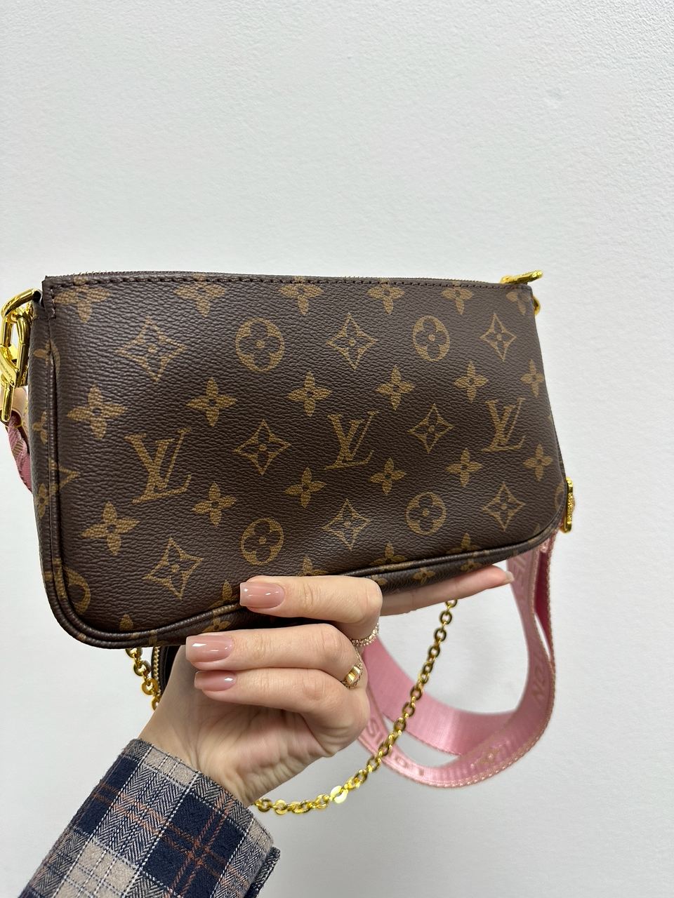 Louis Vuitton Multi Pochette Brown/Pink - 12