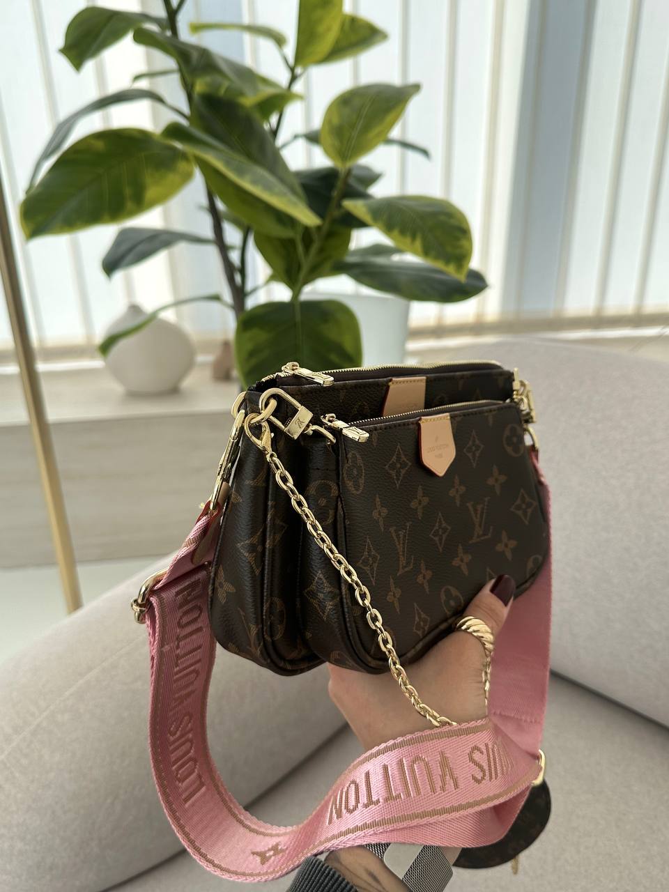 Louis Vuitton Multi Pochette Brown/Pіnk - 4