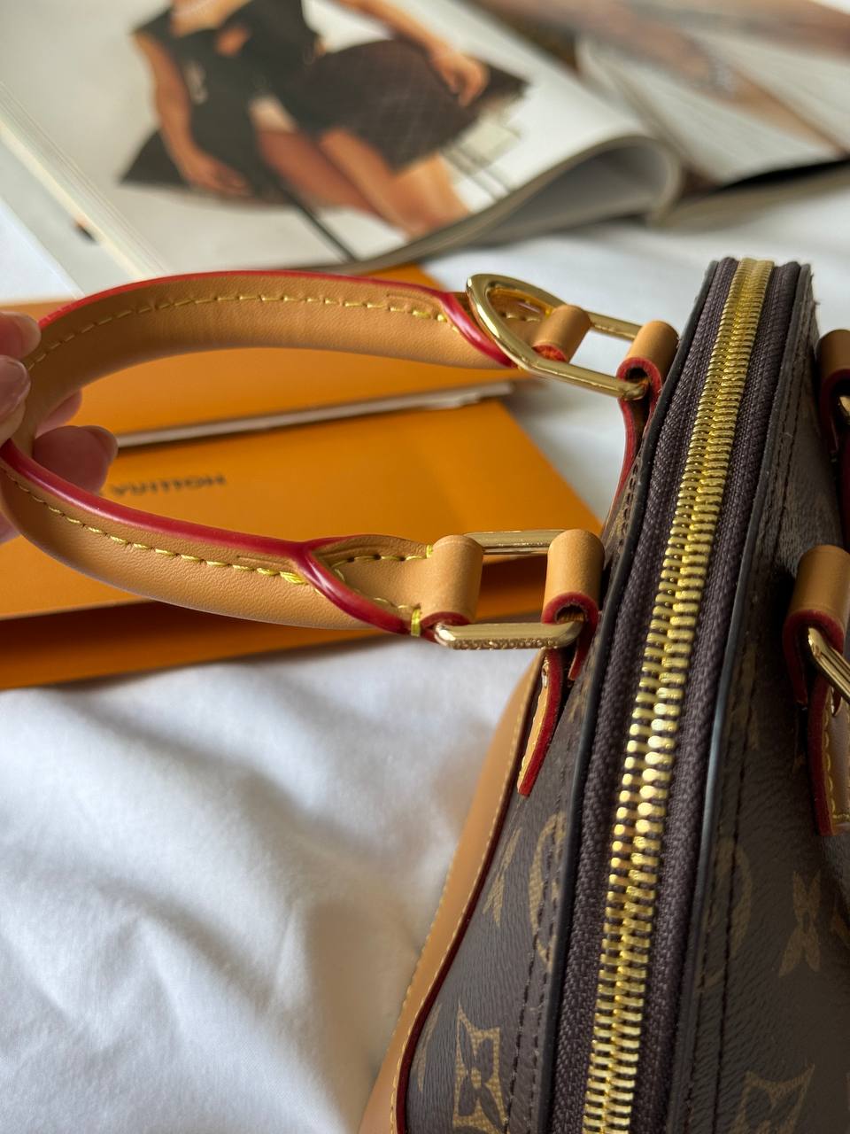 Louis Vuitton Nano Alma Bag Damier Ebene Canvas - 12