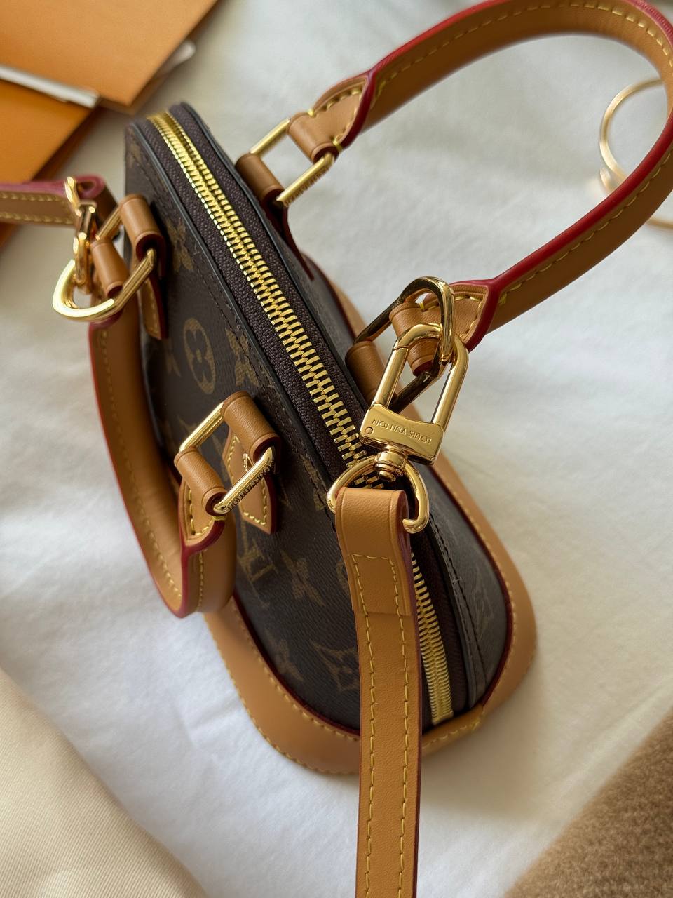 Louis Vuitton Nano Alma Bag Damier Ebene Canvas - 8