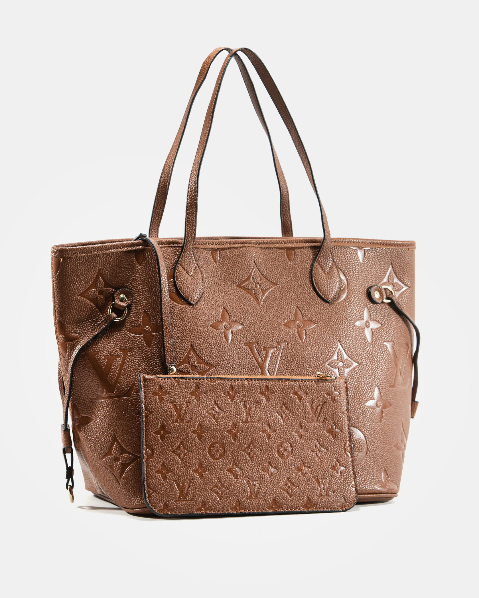 Louis Vuitton Neverfull MM Monogram Empreinte Brown - 3