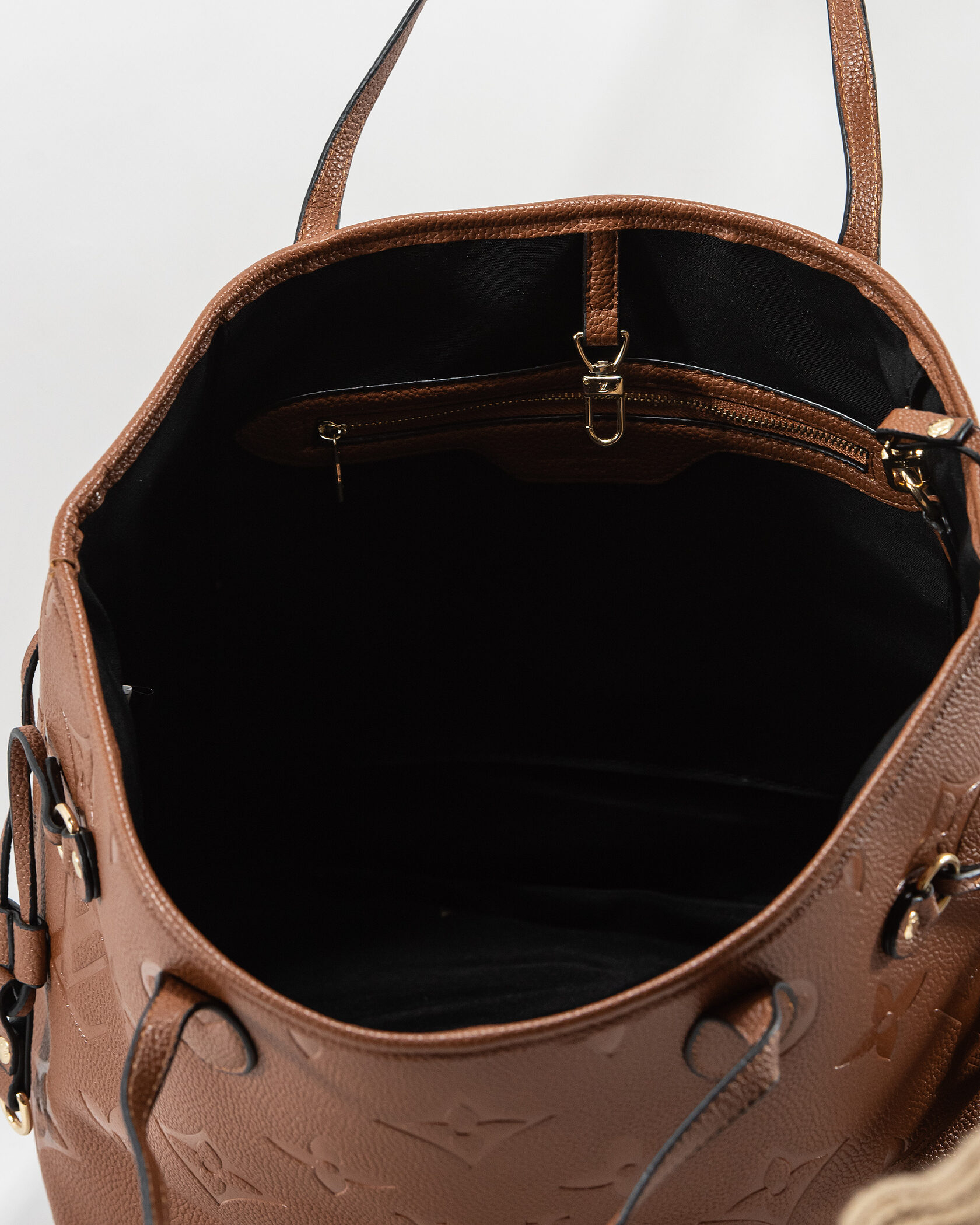 Louis Vuitton Neverfull MM Monogram Empreinte Brown - 9