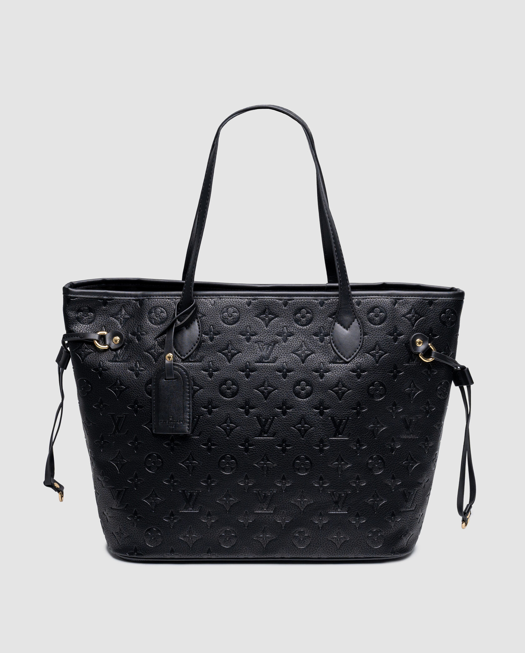Louis Vuitton Neverfull MM Monogram Empreinte Leather Black