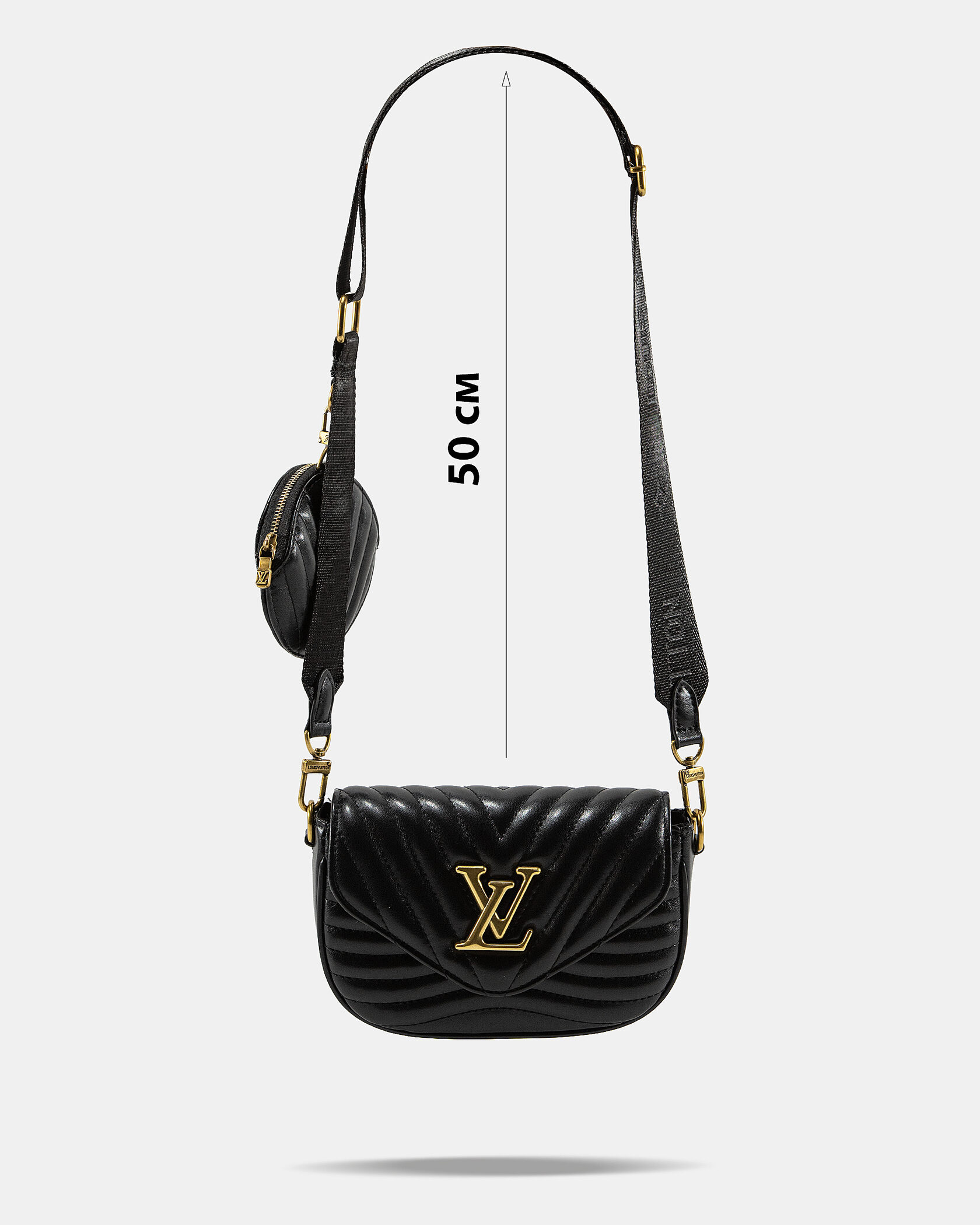 Louis Vuitton New Wave Multi Pochette Bag Black/Gold - 4