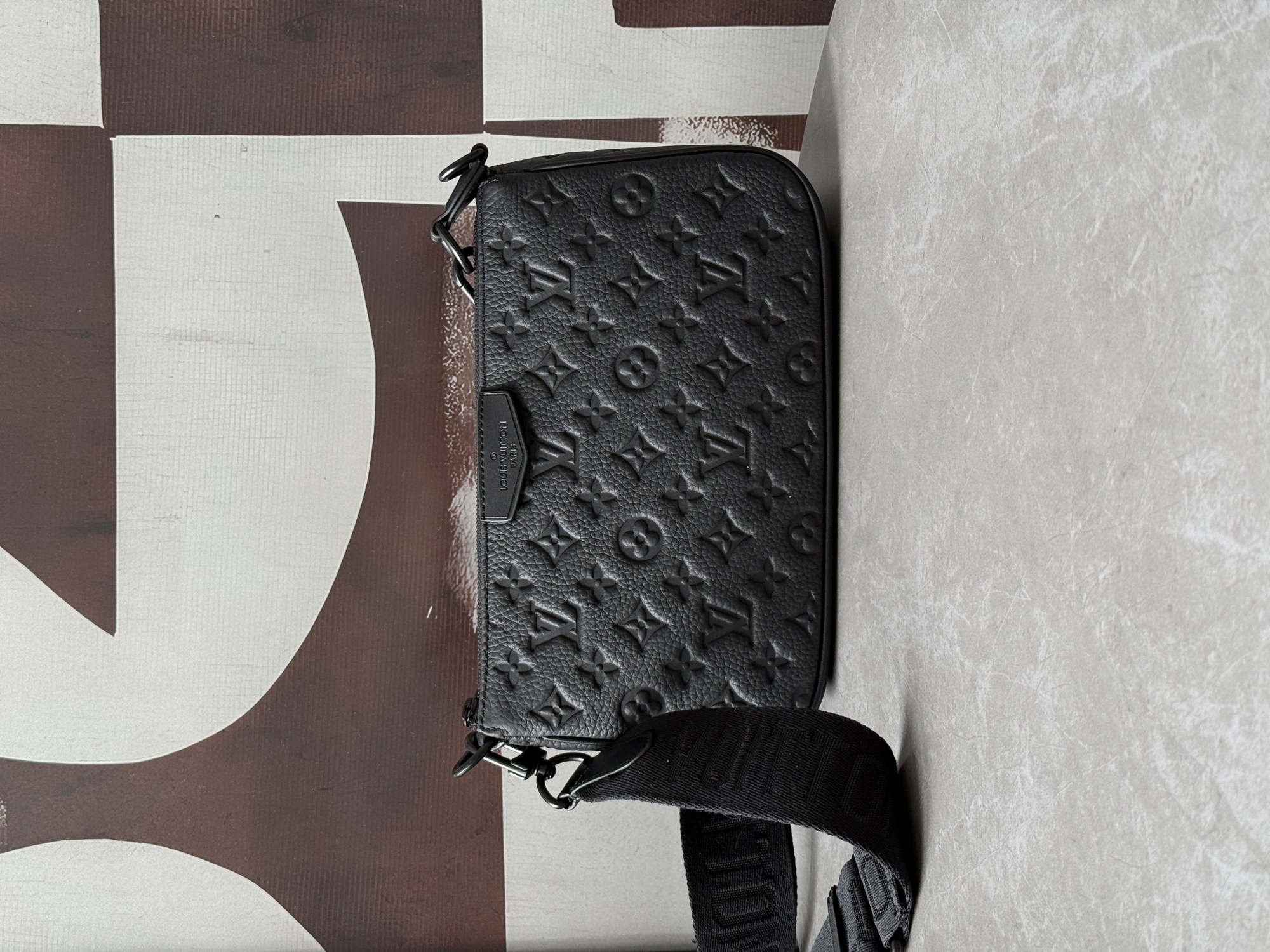 Louis Vuitton Pochette Accessoire XL Monogram Embossed Leather - 17