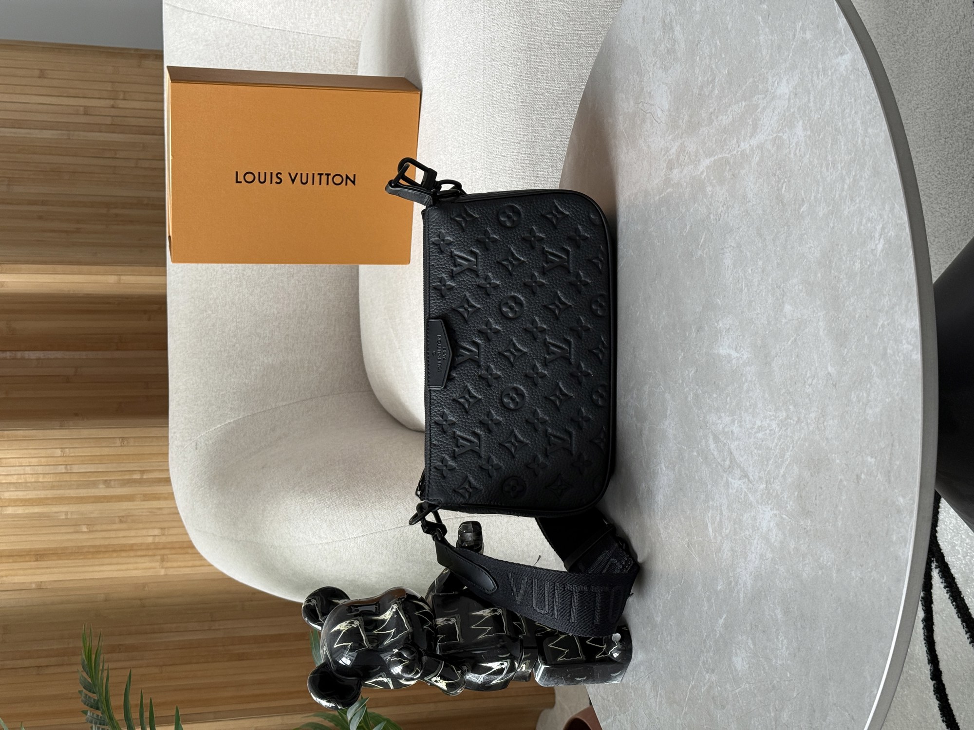 Louis Vuitton Pochette Accessoire XL Monogram Embossed Leather - 15