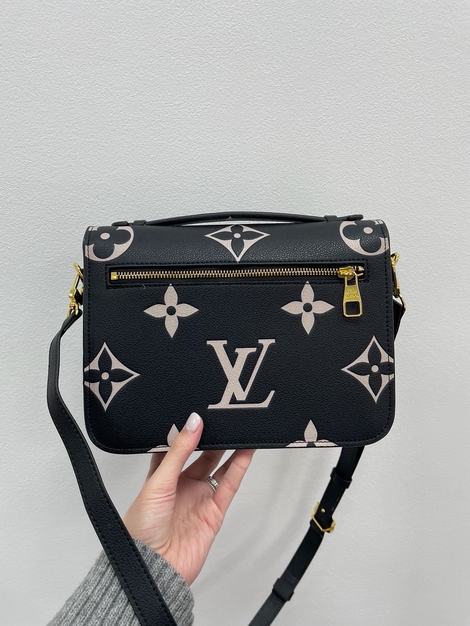 Louis Vuitton Pochette M?tis Black &amp; Beige Monogram Empreinte Giant - 14