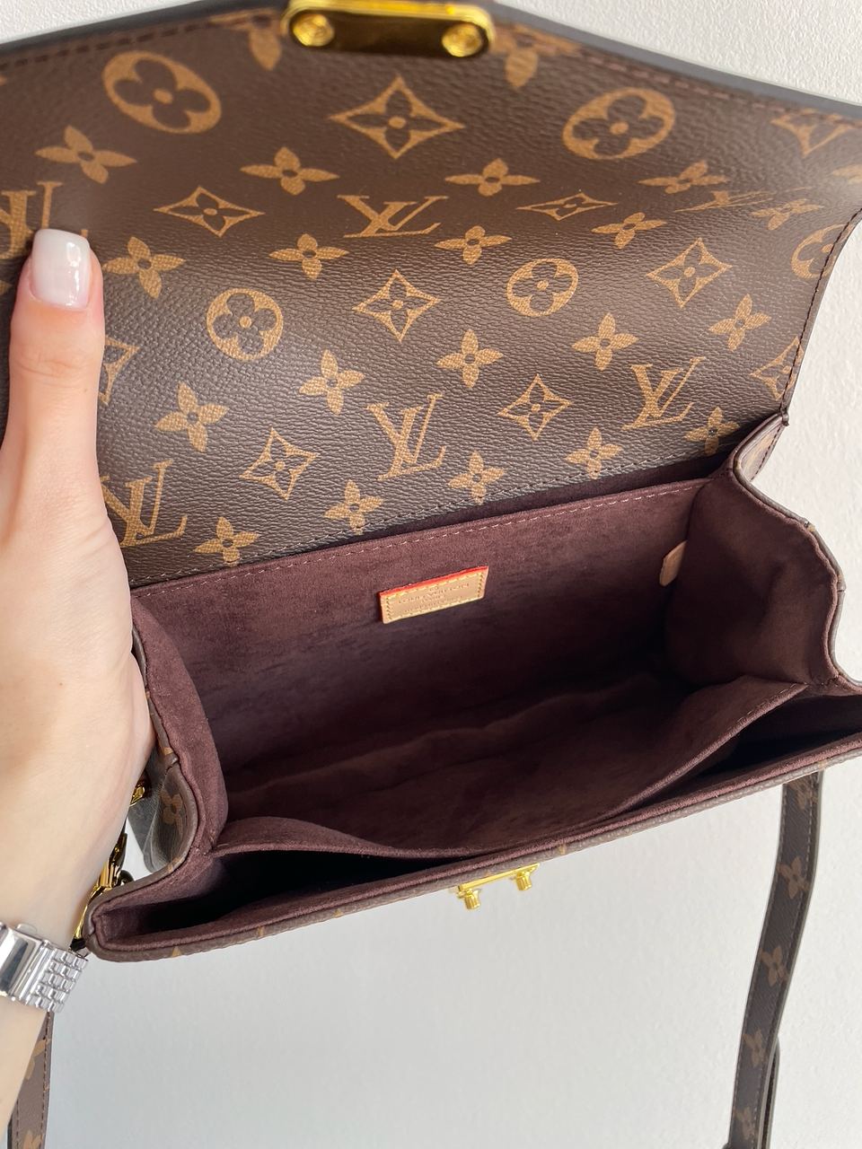 Louis Vuitton Pochette M?tis Brown Monogram Coated Canvas Gold Hardware - 25