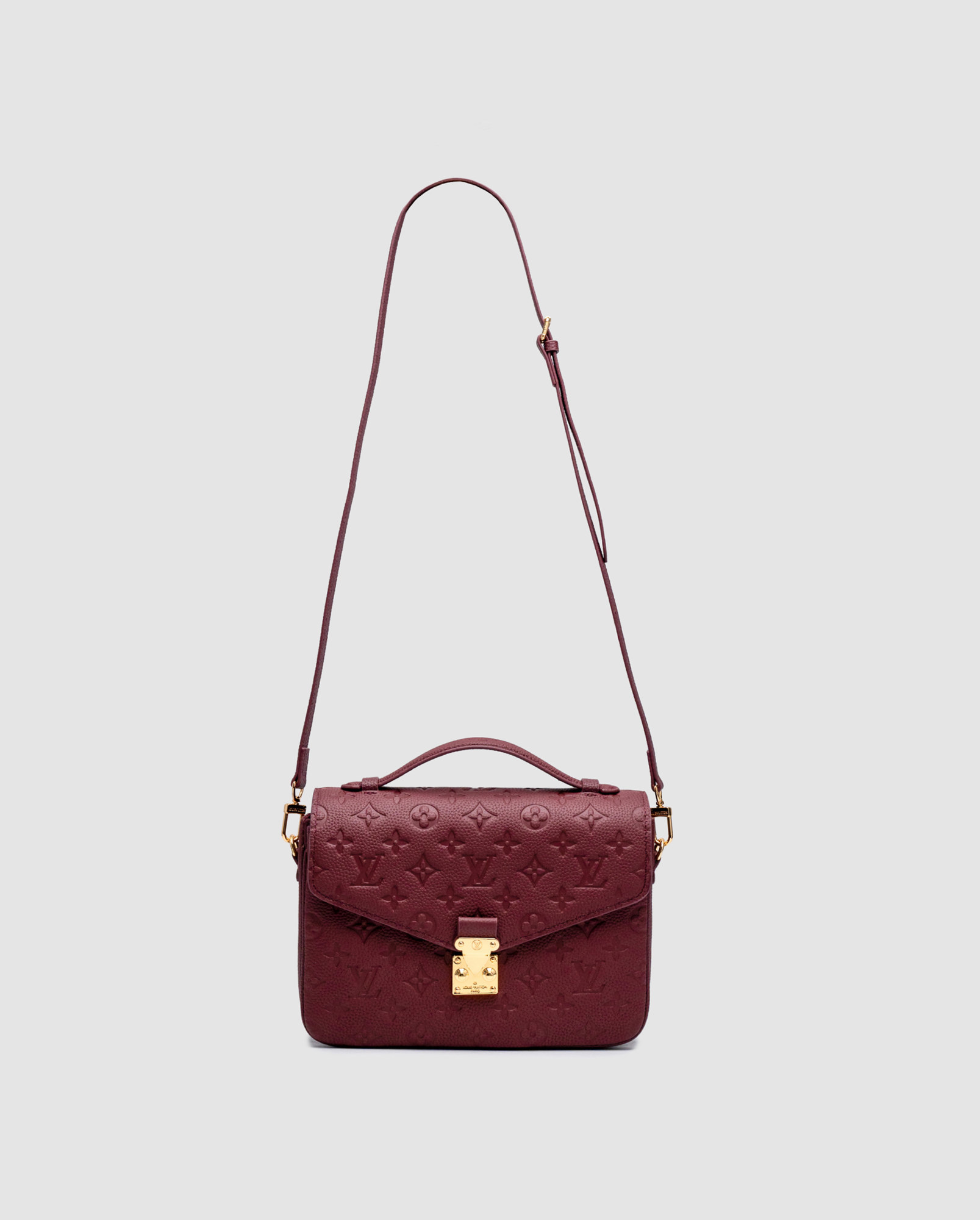 Louis Vuitton Pochette Métis Monogram Empreinte Burgundy - 3