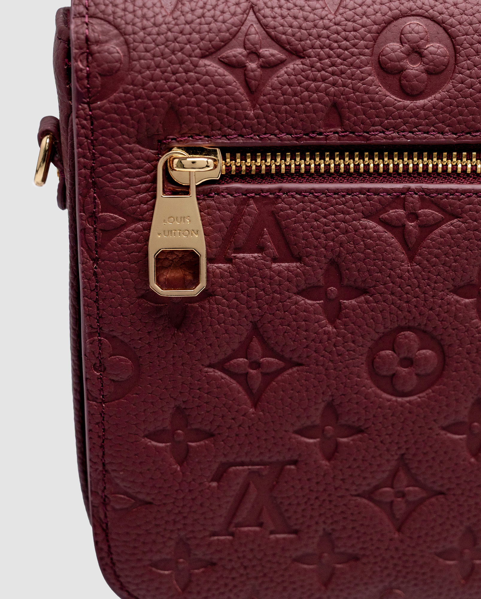 Louis Vuitton Pochette Métis Monogram Empreinte Burgundy - 6