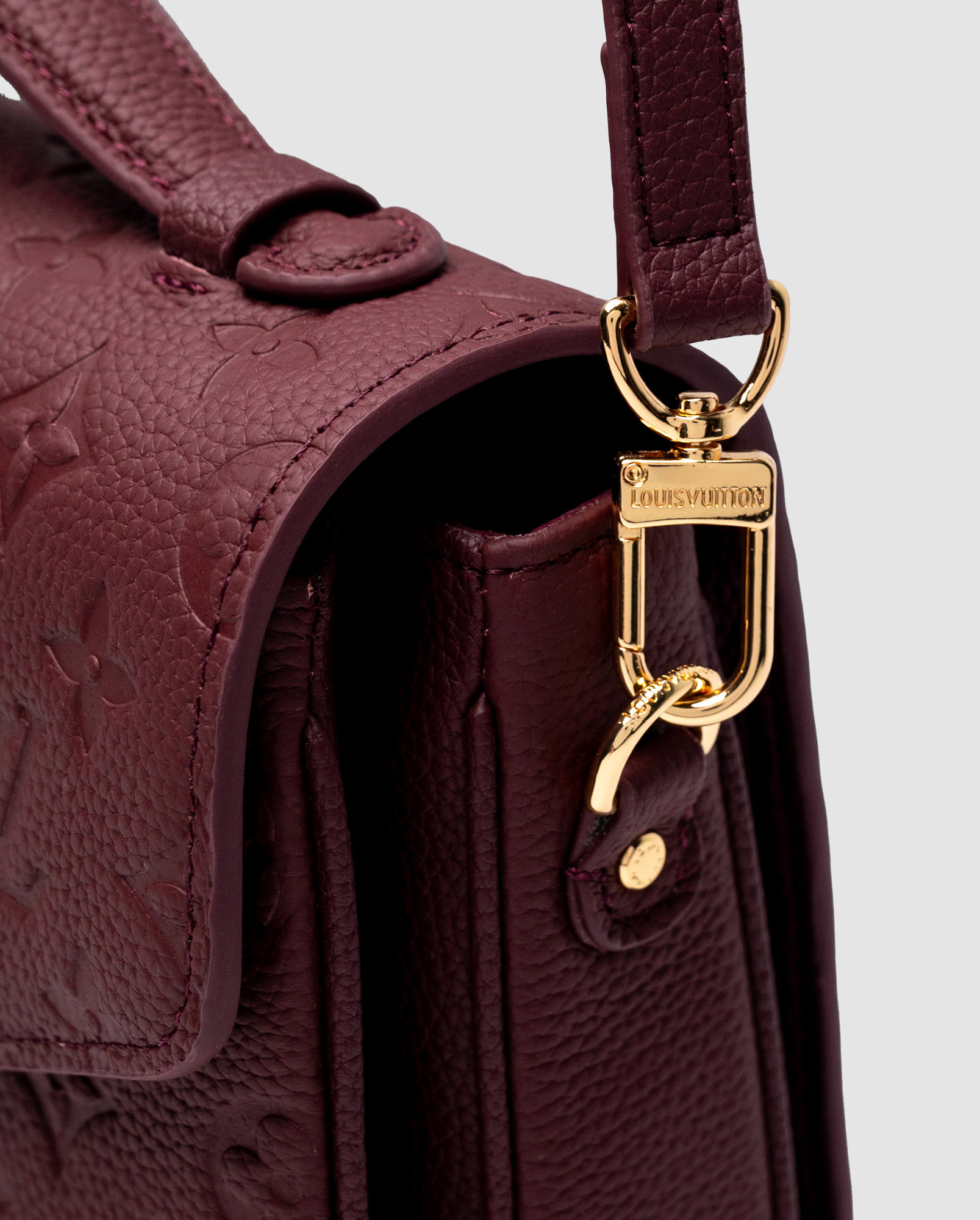 Louis Vuitton Pochette Métis Monogram Empreinte Burgundy - 5