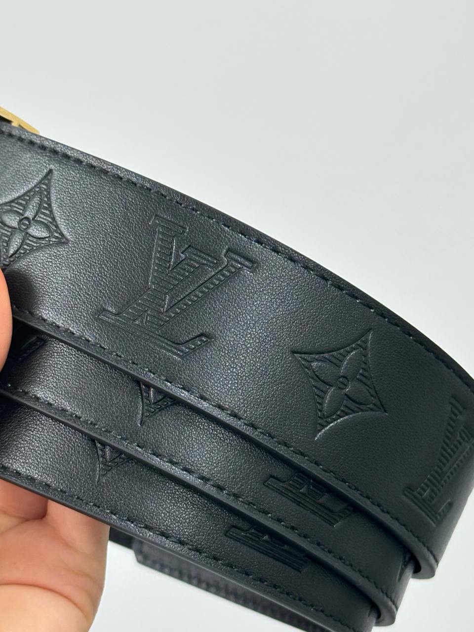 Louis Vuitton Shadow 40mm Belt Black/Gold - 9