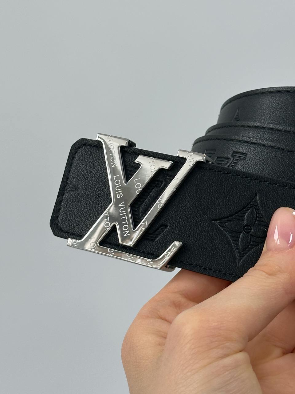 Louis Vuitton Shadow 40mm Belt Black/Silver - 10