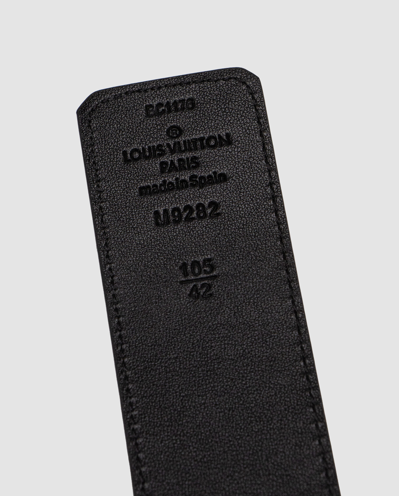 Louis Vuitton Shadow 40mm Belt Black/Silver - 12