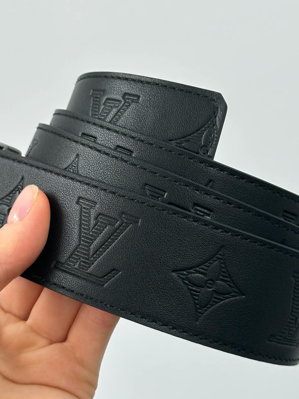 Louis Vuitton Shadow 40mm Belt Black/Silver - 13