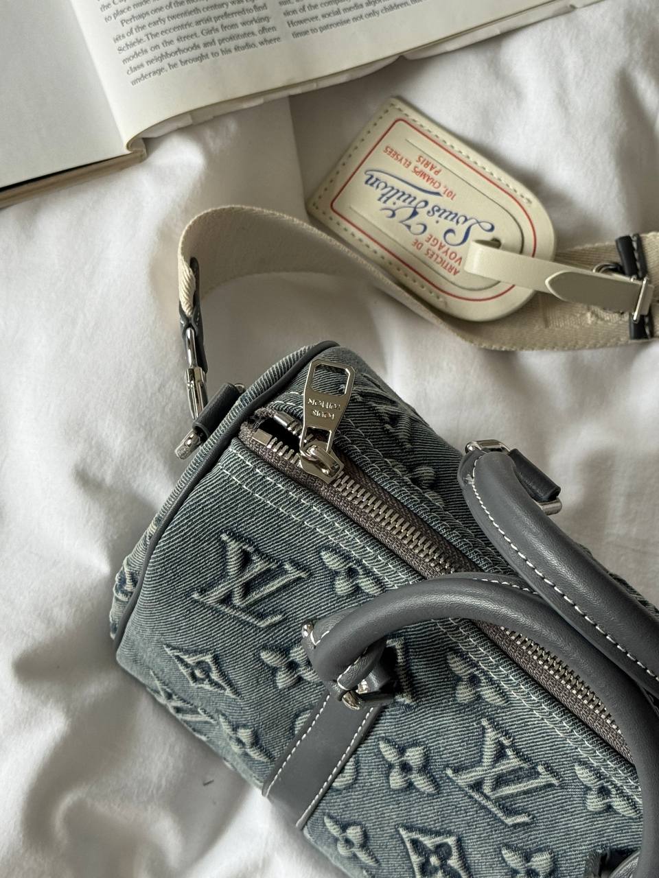 Louis Vuitton Speedy Bandoulière 25 Bag Denim Monogram - 10