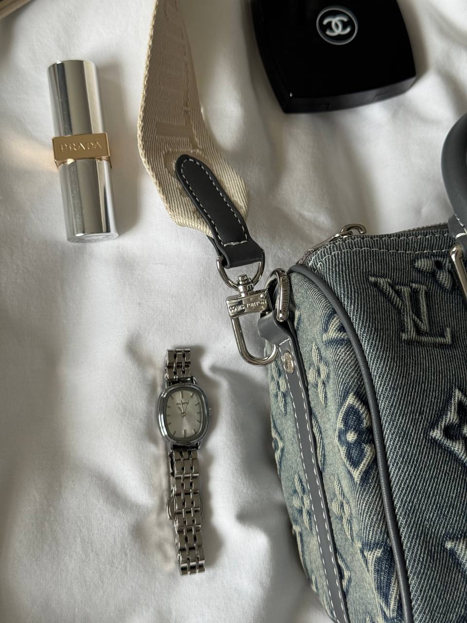 Louis Vuitton Speedy Bandoulière 25 Bag Denim Monogram - 8