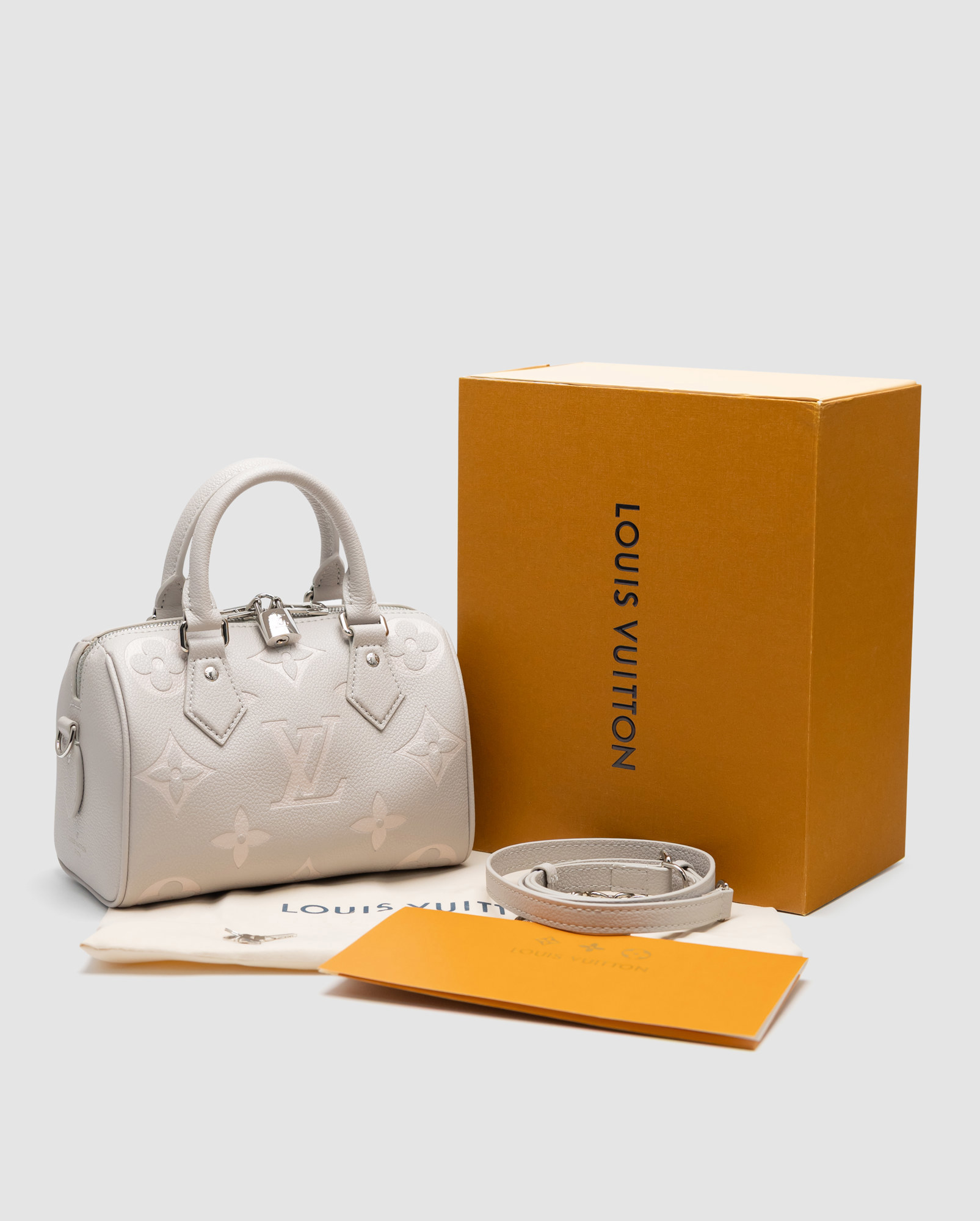 Louis Vuitton Speedy Bandoulière 20 Brume / Quartz - 9