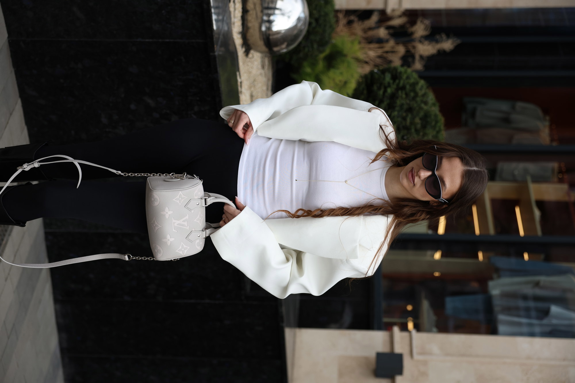 Louis Vuitton Speedy Bandoulière 20 Brume / Quartz - 12
